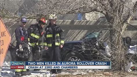 Man and child die in rollover crash in Aurora